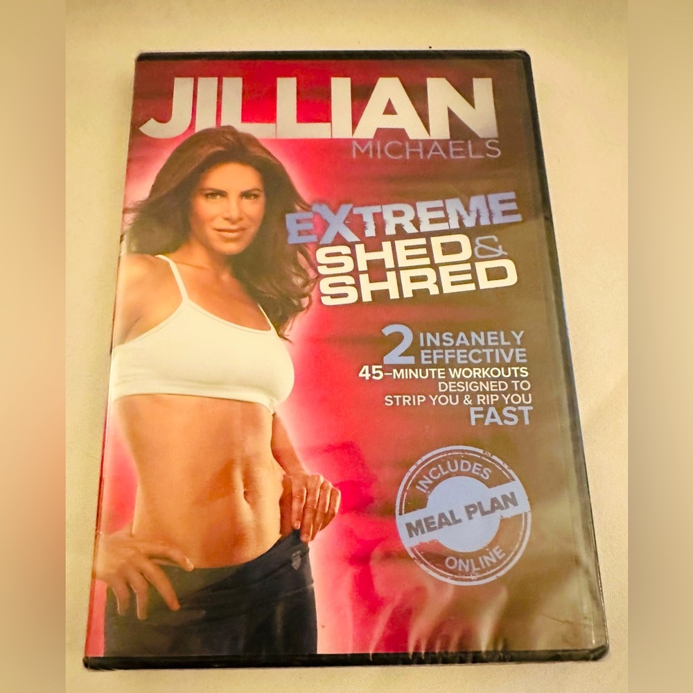 NEW SEALED WORKOUT DVD JILLIAN MICHAELS EXTREME SHED & SHRED